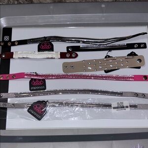 Paparazzi 4 long double warp 3 regular size. Snap Bracelet bundle